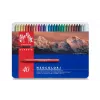 CARAN D'ACHE Neocolor I vaškiniai pieštukai, rinkinys 40, apvalūs, įvairių spalvų, popierinė mova 7000.340