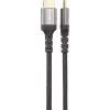 SpeaKa Professional HDMI jungiamasis kabelis 0,50 m, pilko metalo korpusas, 4K UHD SP-13125596