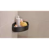 tesa LAVAA kampinis dušo krepšys, matinės juodos spalvos, lipnus, be gręžimo, iki 6 kg 40518-00000-00