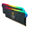 GeIL Gemini TUF RGB 32GB DDR5 6000MHz darbalaukio žaidimų atmintinės rinkinys (2 x 16GB) – pilkas