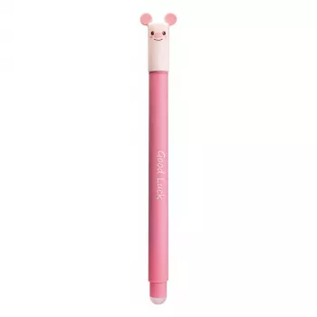 Faber-Castell Eberhard Faber Animal Erase it! gelinis rašiklis Pig Blue 0,7 mm, trinamas, papildomas 582106