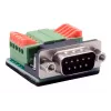 EXSYS EX-49000 serijinio adapterio kabelis D-SUB 9 kontaktų vyriškas į 10 kontaktų gnybtų bloką, 30 cm