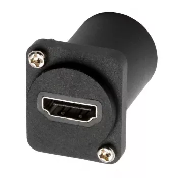 EXSYS EX-49152 HDMI D-Type adapteris, moteriškas į moterišką, skydinis montavimas, 4K 60Hz