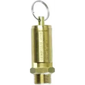 Aerotec suspausto oro apsauginis vožtuvas 1/2 colio, 10 bar, žalvarinis 9049104