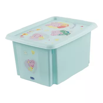 keeeper karolina Peppa Pig dėžė su dangčiu, 15 litrų, sukraunama ir įdedama, PP, akvamarino spalvos, 1 vnt. 1223662433600