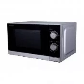 Sharp R200INW Solo mikrobangų krosnelė 20L 800W juoda/sidabrinė
