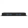 EXSYS EX-1247HMVS 7 prievadų USB 3.2 Gen 2 pramoninis šakotuvas su DIN bėgio laikikliu