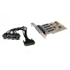 EXSYS EX-41088 8 prievadų RS-232 nuoseklioji PCI plokštė su FTDI lustu
