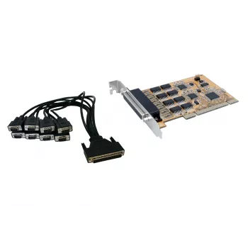 EXSYS EX-41088 8 prievadų RS-232 nuoseklioji PCI plokštė su FTDI lustu