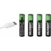 VOLTCRAFT Micro (AAA) Li-Ion akumuliatoriai 500 mAh 1,5 V, 4 vnt. (VC-17275565)