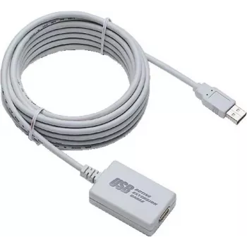 EXSYS EX-1401 aktyvus USB 2.0 prailginimo kabelis 5 m USB-A vyriškas į moterišką su signalo regeneravimu