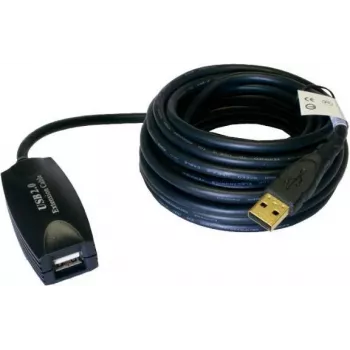 EXSYS EX-1401 aktyvus USB 2.0 prailginimo kabelis 5 m USB-A vyriškas į moterišką su signalo regeneravimu