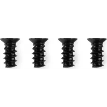 Alphacool ventiliatoriaus varžtai, 4 vnt., 5x10mm, juodi (10325)