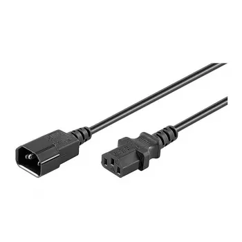 MicroConnect PE1413BL18 maitinimo kabelis C14 į C13, 1,8 m, juodas