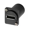 EXSYS EX-49170 DisplayPort į Mini DisplayPort moteriškas adapteris, skirtas montuoti skydelyje, 4K UHD