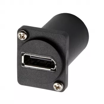 EXSYS EX-49170 DisplayPort į Mini DisplayPort moteriškas adapteris, skirtas montuoti skydelyje, 4K UHD