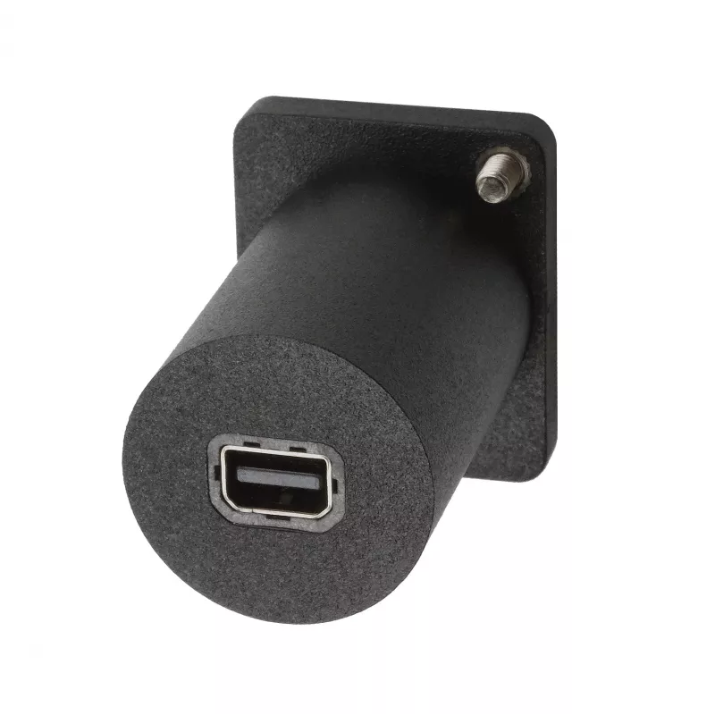 EXSYS EX-49170 DisplayPort į Mini DisplayPort moteriškas adapteris, skirtas montuoti skydelyje, 4K UHD