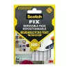 3M Scotch-Fix tvirtinimo kvadratėliai 11 mm x 15 mm balti, 64 vnt. 7100263372
