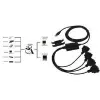 EXSYS EX-1324 USB 2.0 į 4 prievadų RS-232 serijinis adapteris, metalinis korpusas, FTDI lustas, 921,6 Kbps, DB9 male