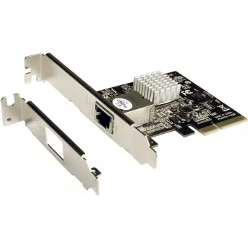 EXSYS EX-6061-2 Dviejų prievadų 10GbE PCIe x4 žemo profilio tinklo adapteris