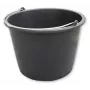 Bradas KTW20 statybinis kibiras 20 L PVC juodas apvalus su metaline lanko rankena ir tūrio skale