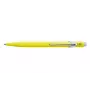 Caran d'Ache 849 PopLine Fluo tušinukas, fluorescencinis geltonas, mėlynas rašalas, vidutinis 849.470