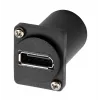 EXSYS EX-49151 D-Type panelinis DisplayPort moteriškas į moterišką adapteris, 8K 30Hz, HDR, DSC, HDCP 2.2, auksuoti kontaktai