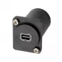 EXSYS EX-49168 D-Type skydelio montavimo adapteris Mini DisplayPort female to female