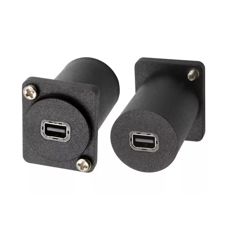 EXSYS EX-49168 D-Type skydelio montavimo adapteris Mini DisplayPort female to female