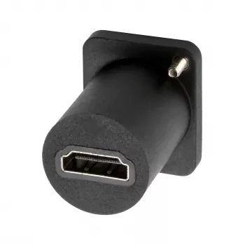 EXSYS EX-49171 D-Type adapteris USB-C moteriškas į HDMI moterišką 4K UHD, skydinis montavimas
