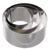 Metaltex apvalūs nerūdijančio plieno gaminimo žiedai, rinkinys iš 3, sidabrinės spalvos, 45 mm aukščio 204536010