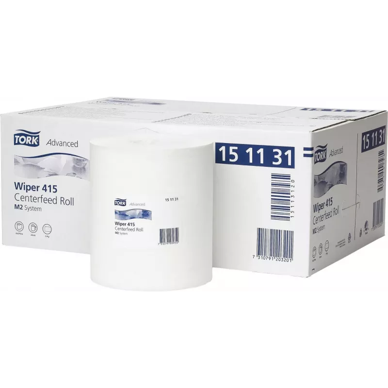 Tork Wiping Paper 151131, 1 sluoksnio, Baltas, 21,5 cm x 275 m, 6 ritinėliai/pakuotė