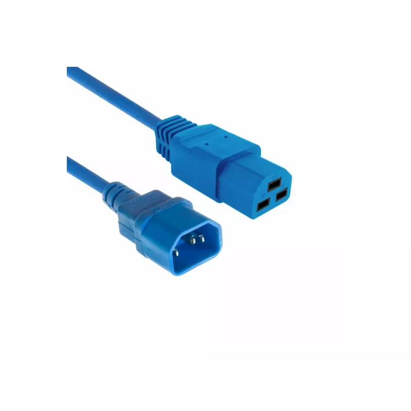 ACT maitinimo laidas C14 - C21 IEC60320 mėlynas 2,5 m (AK5383)