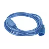 ACT maitinimo laidas C14 - C21 IEC60320 mėlynas 2,5 m (AK5383)