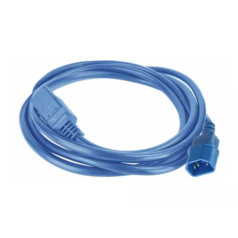 ACT maitinimo laidas C14 - C21 IEC60320 mėlynas 2,5 m (AK5383)