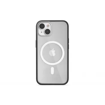 Woodcessories ECO643 iPhone 14 Plus dėklas – ekologiškas juodas ir permatomas galinis dangtelis
