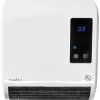 Nedis HTBA20WT keraminis ventiliatorinis šildytuvas 1500 W, baltas/pilkas, iki 20 m²