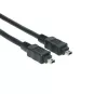 EXSYS FireWire 1394 kabelis 4-pin į 4-pin, 3,0 m (EX-K6822)