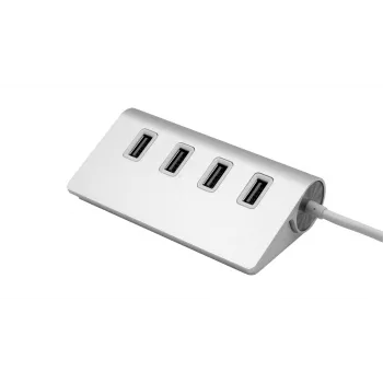 EXSYS EX-1134-2 USB 3.2 Gen 1 4 prievadų šakotuvas su USB-C kabeliu ir USB-A adapteriu