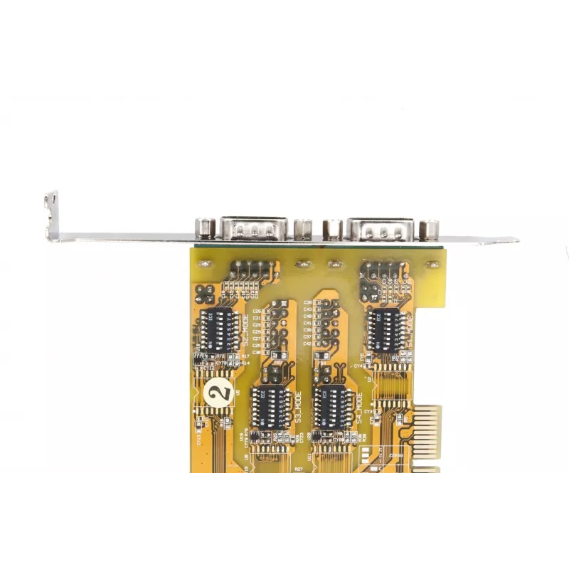 EXSYS EX-42034IS 4 prievadų RS-232/422/485 PCI serijinė plokštė su apsauga nuo viršįtampių ir optine izoliacija