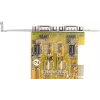 EXSYS EX-45032IS PCIe dviejų prievadų RS-232 serijinė plokštė, Low Profile