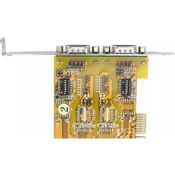 EXSYS EX-45032IS PCIe dviejų prievadų RS-232 serijinė plokštė, Low Profile