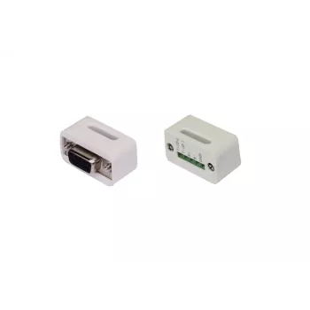 EXSYS EX-47995 9 kontaktų D-SUB į 5 kontaktų gnybtų bloko serijinis adapteris, baltas