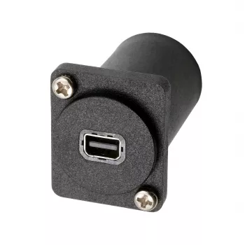 EXSYS EX-49169 D-Type adapteris Mini DisplayPort female į DisplayPort female, skydinis montavimas
