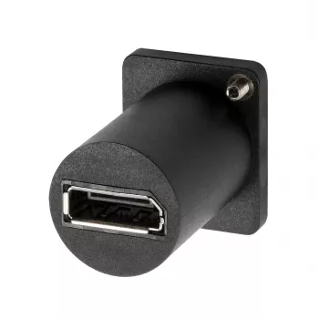 EXSYS EX-49169 D-Type adapteris Mini DisplayPort female į DisplayPort female, skydinis montavimas