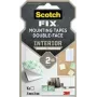 3M Scotch-Fix Indoor tvirtinimo kvadratėliai 25 mm x 25 mm balti (12 vnt. pakuotė) 7100263584