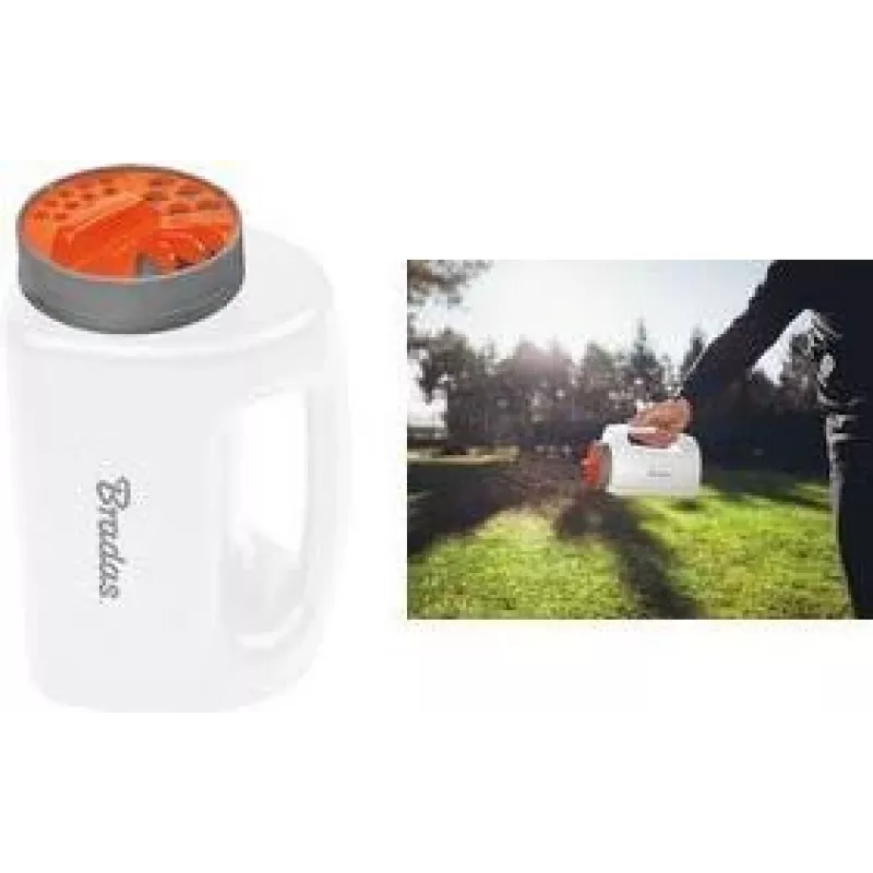 Bradas rankinis mini sėjamoji WHITE LINE, 2 litrų, balta/antracito, plastikinė, ergonomiška rankena, 1 vnt. (WL-SE101)