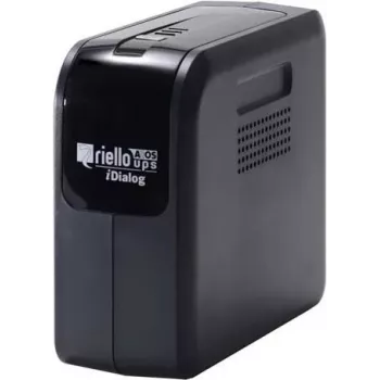 Riello UPS iDialog IDG 600 - 600 VA linijinis-interaktyvus UPS, 4 Schuko lizdai, USB, Tower, juodas