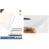 KANGARO permatomas popieriaus blokas A4, 24 lapai 80 gsm + 1 lapas milimetrinio popieriaus, klijuotas K-770300