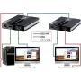 MANHATTAN HDMI KVM over IP prailgintuvų rinkinys 1080p, 60 m, Cat6, USB, juodas 154437